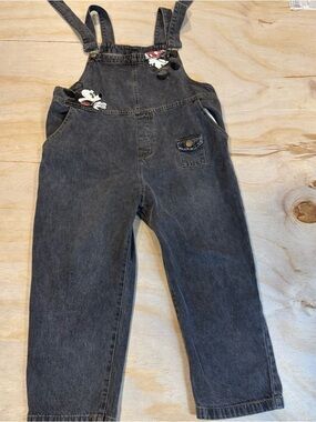 Vintage Mickey Mouse Overalls Size 140/56 Mickey & Minnie 1990s Disney Carpenter
